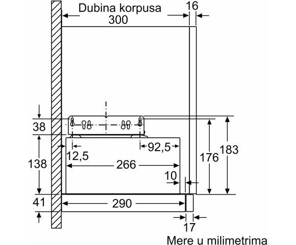 Bosch DFL064W54 teleskopski kuhinjski aspirator - slika 17