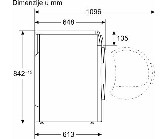 Bosch WQG24501BY mašina za sušenje veša - slika 13
