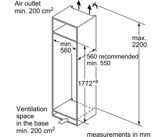 Bosch KIR81ADC0 ugradni frižider  - slika 9