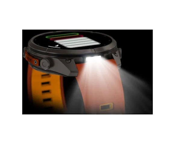 GARMIN Fenix 9 Pro inReach 47mm Titanium Orange smartwatch - slika 8