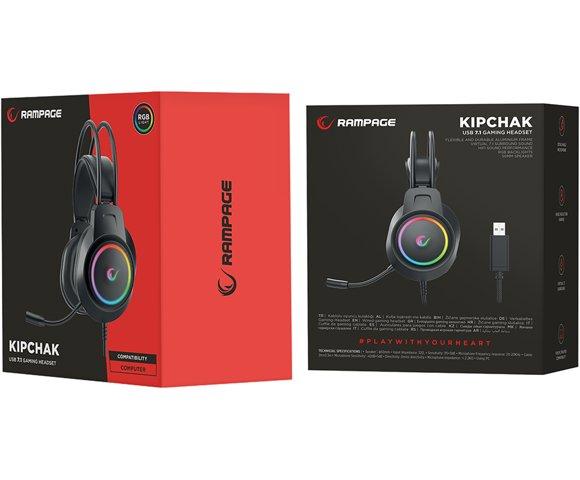 Rampage RM-K55 Kipchak Black gaming slušalice - slika 4