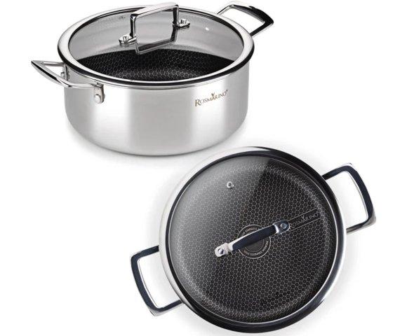 RosMarino HexaPRO Lonac sa poklopcem 24cm  - slika 2
