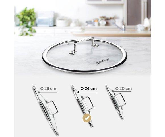 Rosmarino HEXAPRO 24cm stakleni poklopac  - slika 5