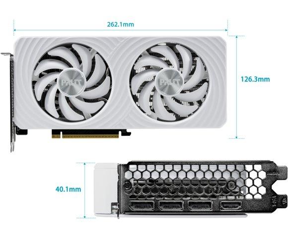 Palit RTX 5060 WHITE OC 8GB grafička kartica - slika 6