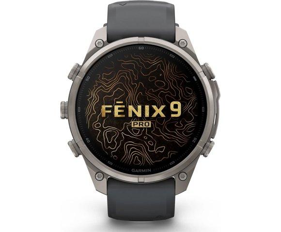 GARMIN Fenix 9 Pro inReach 47mm Titanium Grey smartwatch - slika 2