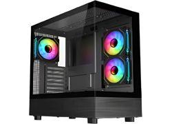 MS Industrial FIGHTER V330 Black gaming kućište
