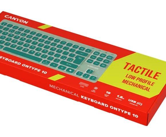 Canyon OnType 10 Green mehanička tastatura - slika 5