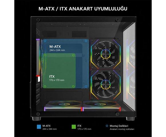 Rampage LUMID V2 750W kućište - slika 6