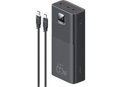 USAMS 30000mAh 65W Black powerbank