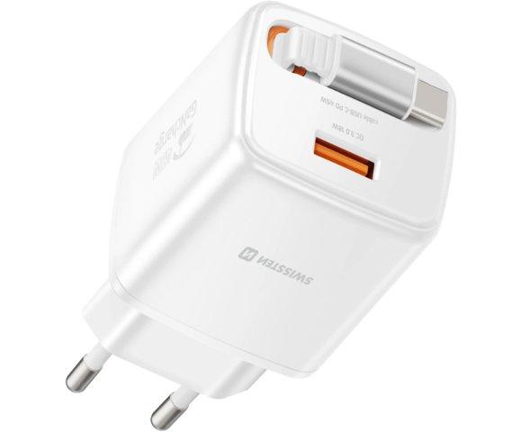 Swissten SlideCHARGE 45W White punjač - slika 2