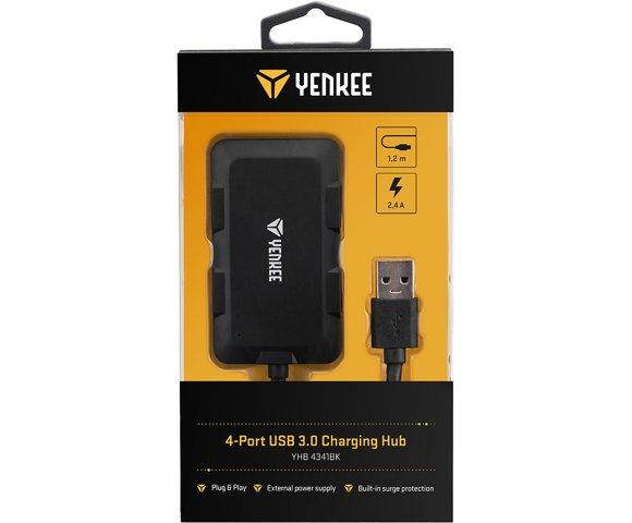 YENKEE YHB 4341BK USB hub - slika 4