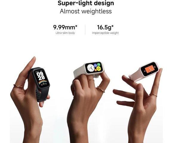 XIAOMI Mi Smart Band 9 Active Beige White smartwatch - slika 6