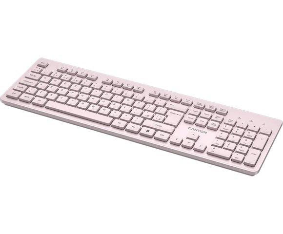 Canyon HKB-W01 Grey tastatura - slika 4