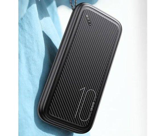 USAMS PB56 10000mAh black powerbank - slika 5