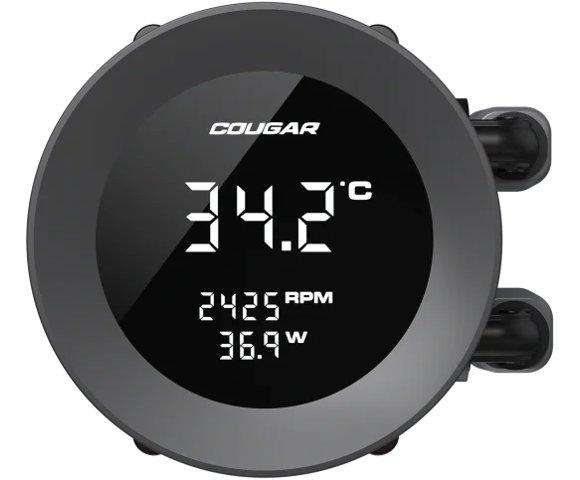 Cougar POSEIDON VISTEK ARGB 240 Black vodeno hlađenje - slika 3