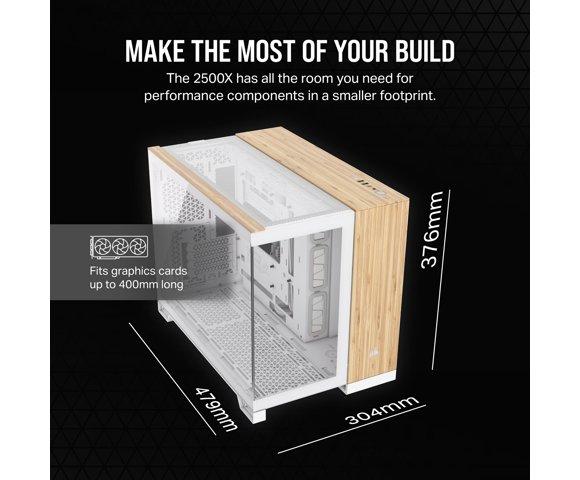 Corsair 2500X WHITE/BAMBOO kućište - slika 7