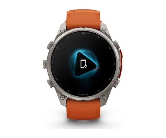 GARMIN Fenix 9 Pro inReach 47mm Titanium Orange smartwatch - slika 6