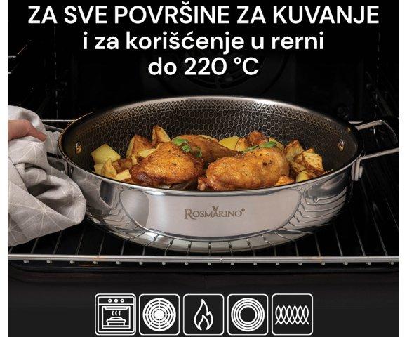 Rosmarino Hexapro Vok tiganj 28cm - slika 11