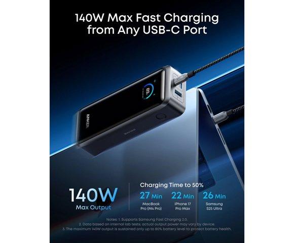 Anker Prime 26K Power Bank (300W) Black - slika 2