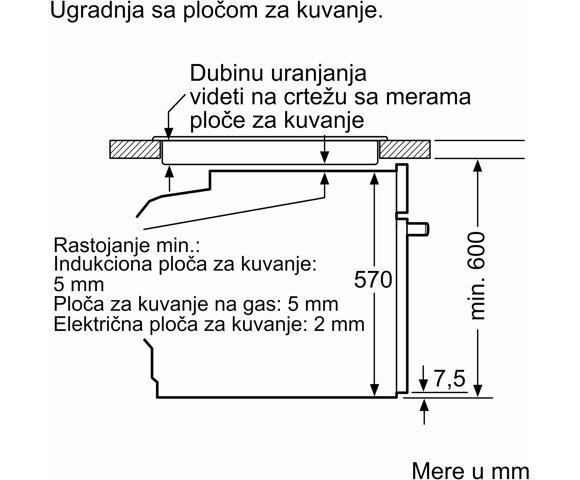 Bosch HBG536EB4 ugradna rerna - slika 9