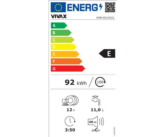 VIVAX DWB-601252CL mašina za suđe - slika 2