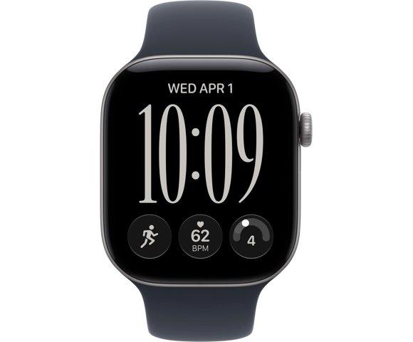 Apple Watch S12 GPS 46mm Space Grey (Navy Blue Sport Band) S / M - slika 2