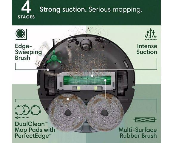 iRobot Roomba Plus 505 Combo Black robot usisivač - slika 3