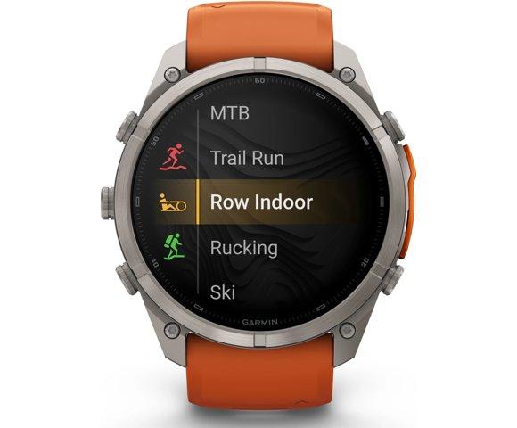  GARMIN Fenix 9 Pro inReach 51mm Titanium Orange smartwatch - slika 6