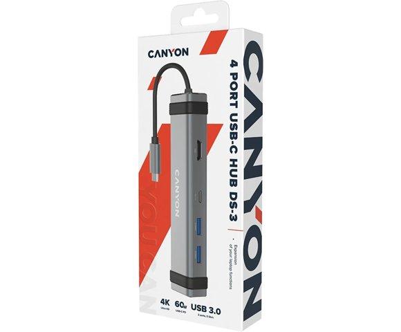 Canyon DS-3 USB-C 4-u-1 Hub - slika 4