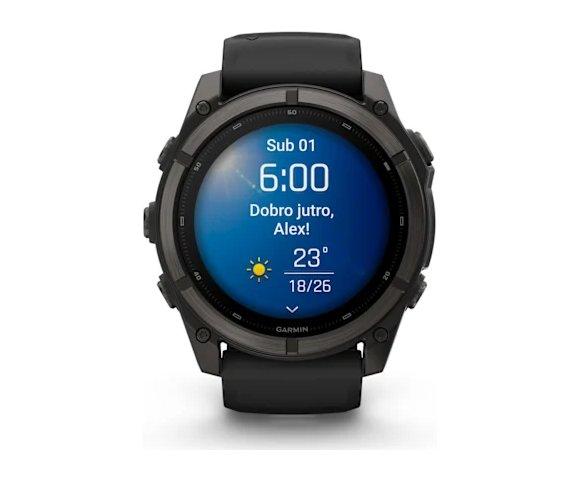 GARMIN Fenix 9 51mm DLC Titanium Carbon Gray smartwatch - slika 10
