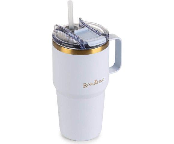 RosMarino MegaCup 580ml Plavo-zlatni termos - slika 2
