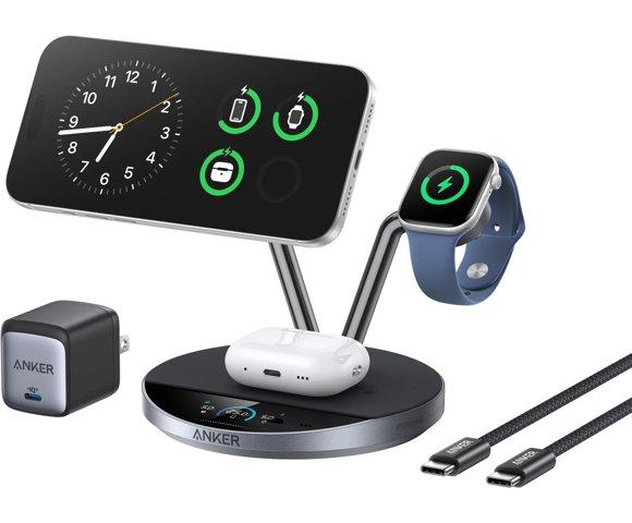 Anker Prime Wireless Charging Station (3-in-1, MagGo, AirCool, Dock Stand) - slika 2