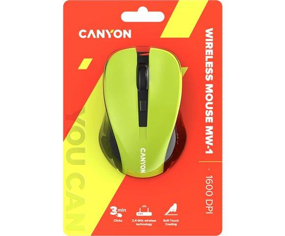 Canyon OnClick W01 Yellow bežični miš - slika 6