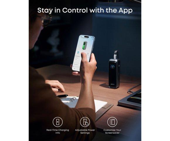 Anker Prime Power Bank (20K, 220W) Black - slika 4