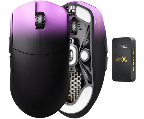 Lamzu Maya X Purple bežični gaming miš - slika 3
