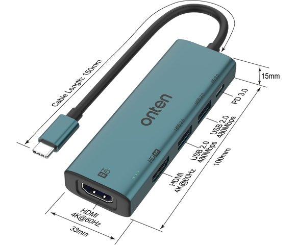 Onten UC126 USB HUB - slika 5