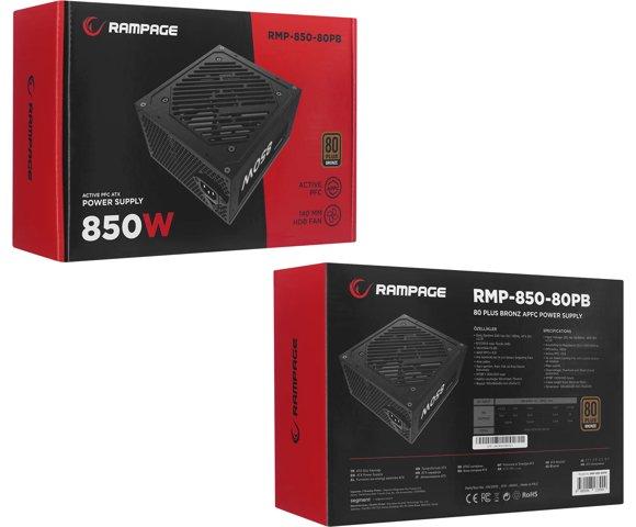 Rampage RMP-850-80PB napajanje - slika 6