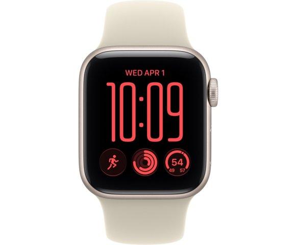 Apple Watch SE 3 v2 GPS 40mm Starlight (Sand Sport Band) S/ M - slika 2