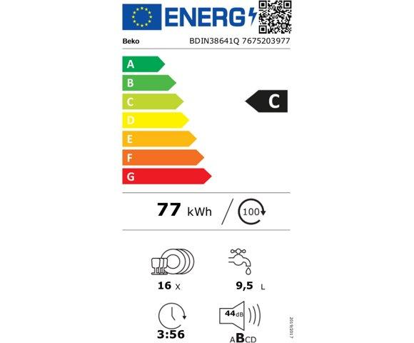 Beko BDIN38641Q ugradna mašina za posuđe - slika 4