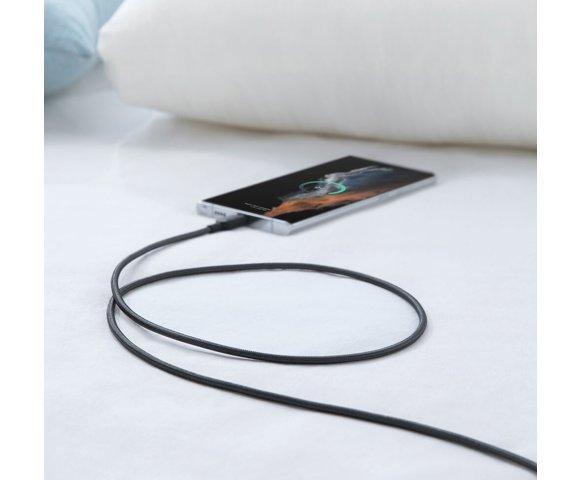 Anker 322 USB-A / USB-C 1.8m pleteni crni kabl - slika 3