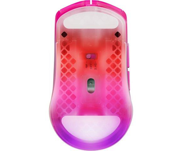 SteelSeries Aerox 3 Wireless Gen 2 Magenta Haze miš - slika 2