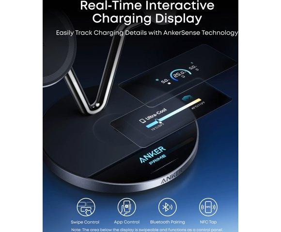 Anker Prime Wireless Charging Station (3-in-1, MagGo, AirCool, Dock Stand) - slika 6