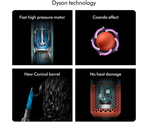 Dyson Airwrap i.d. Straight + Wavy  (Red Velvet / Gold) multistyler - slika 4