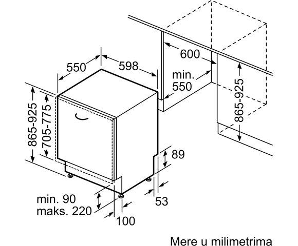 Bosch SBD8TCX04E mašina za suđe - slika 9