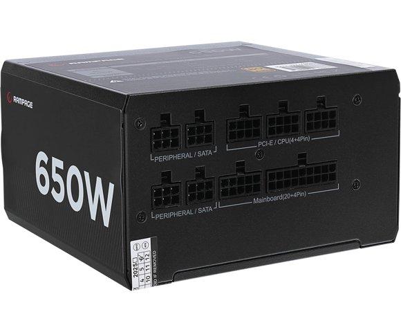 Rampage MATE M650-80PB napajanje - slika 2