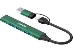 Canyon OnHub 02 Green 4-port USB-C hub