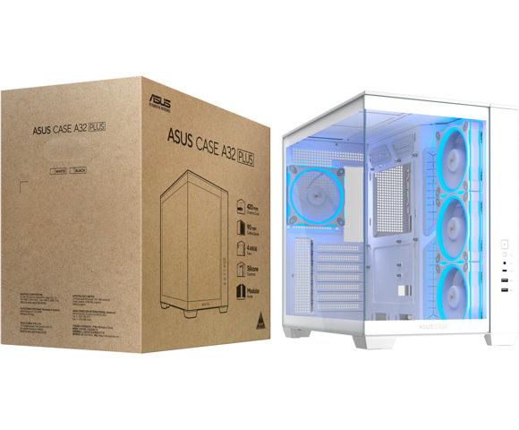 Asus A32 PLUS TG ARGB WHITE kućište - slika 16