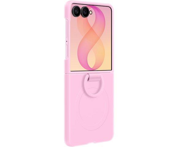 Samsung Galaxy Z Flip8 Silikonska Ring magnetna futrola (Pink) - slika 5