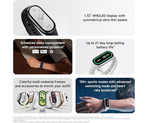 XIAOMI Smart Band 10 Mystic Rose smartwatch - slika 2