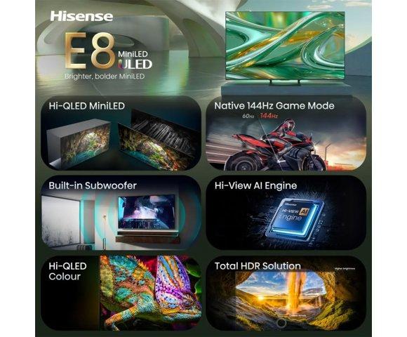 Hisense 65E8S ULED Smart TV 4K 144 Hz - slika 4